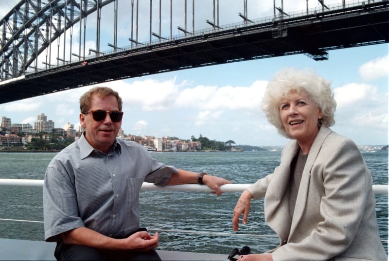 Olga a Václav na návštěvě Austrálie (1995)