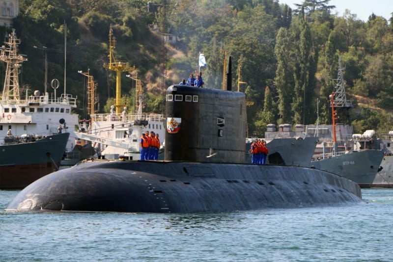 Ponorka Krasnodar, které Ržickij velel.