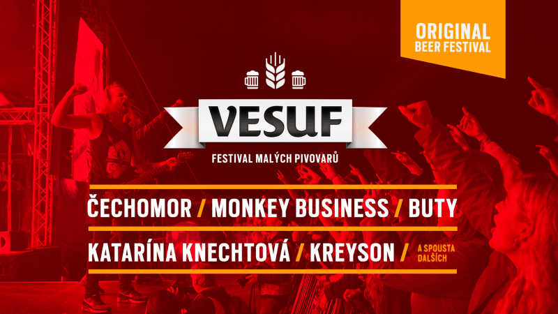 Soutěž o vstupenky na festival malých pivovarů VESUF.