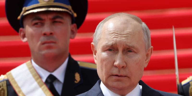 Vladimir Putin 27. června 2023 promluvil k vojákům, kteří pomohli zlikvidovat pokus o vojenský puč organizovaný vagnerovci.
