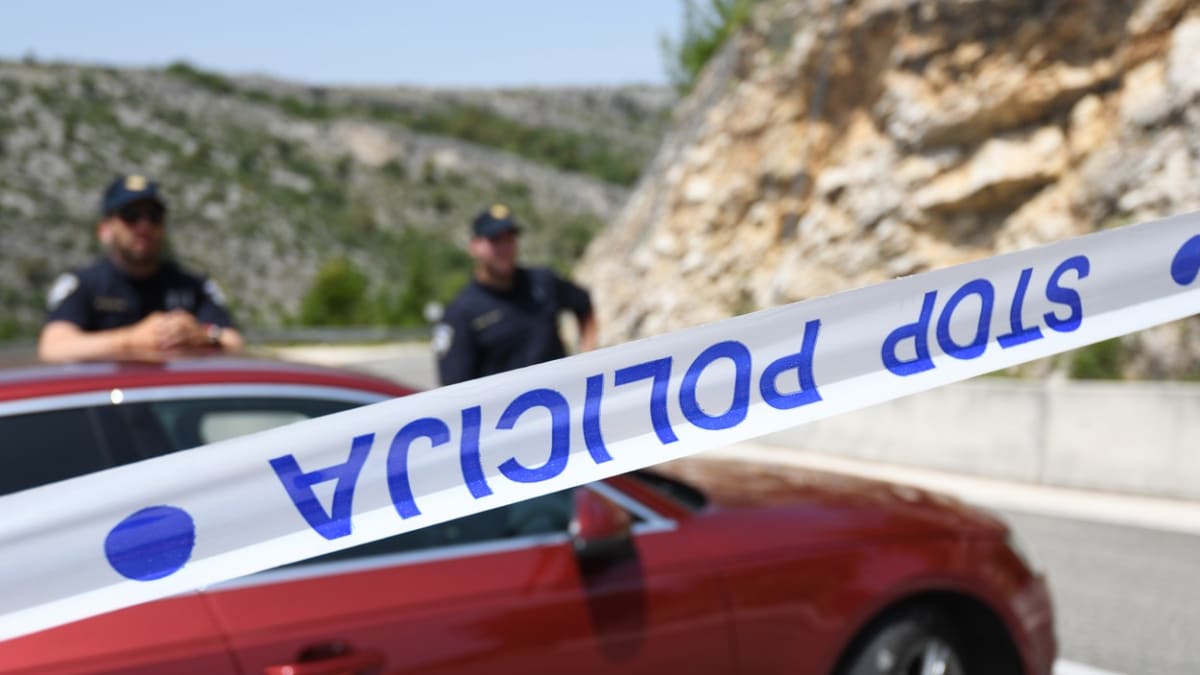 Chorvatská policie uzavřela silnici