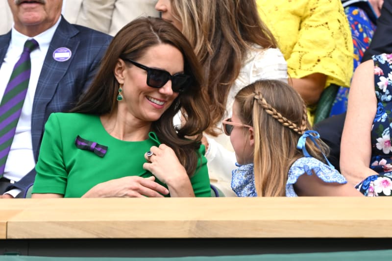 Princezna z Walesu Kate a princezna Charlotte