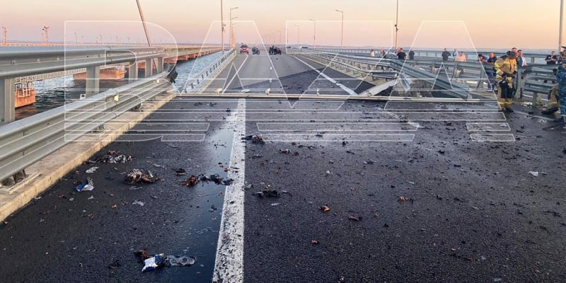 Krymský most se stal znovu cílem útoku