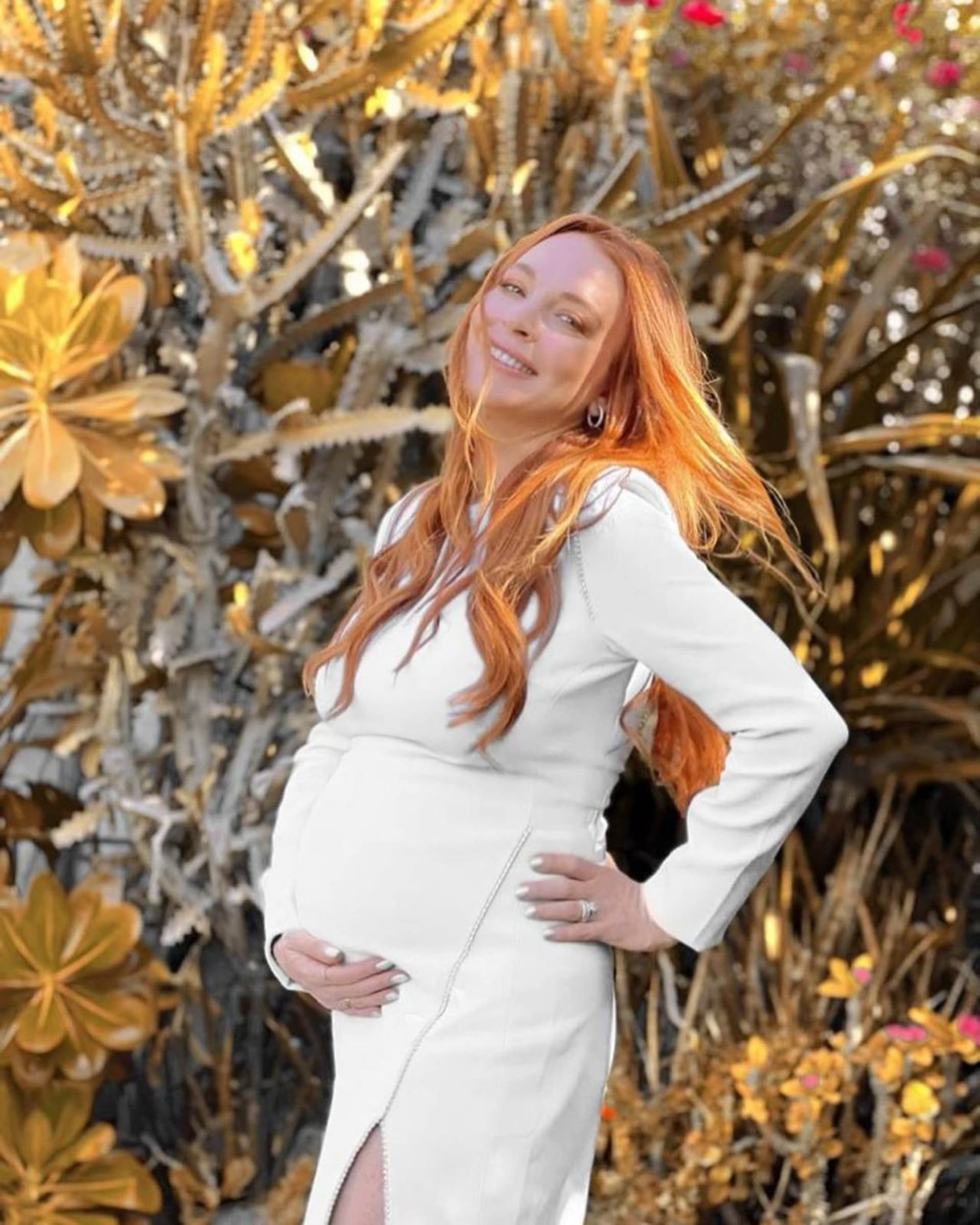 Lindsay Lohanová porodila.