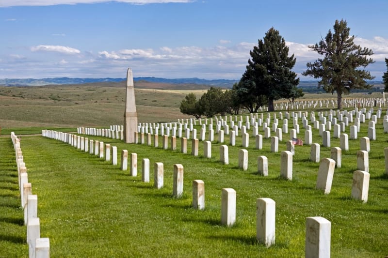 Národní hřbitov u bitevního pole Little Big Hornu