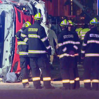 Nehoda hasičů v Kolíně