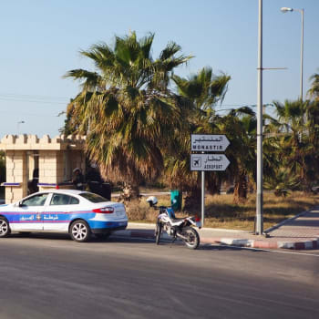 Policejní auto v Tunisku, ilustrační snímek