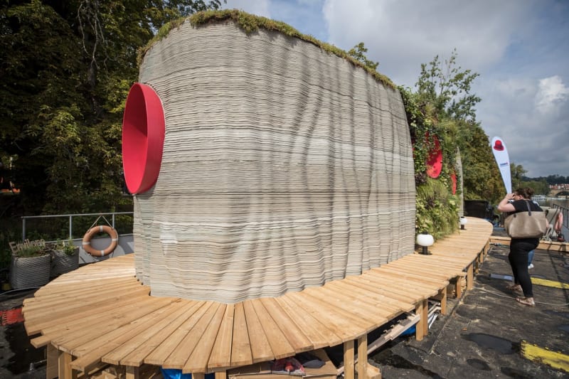 3D dům byl ředstaven v roce 2020 v Praze na Střeleckém ostrově