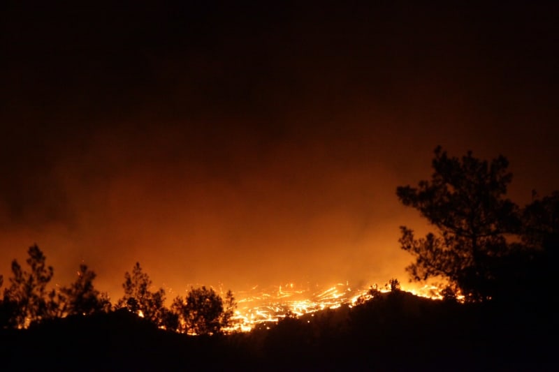 Řecko zasáhly rozsáhlé požáry.