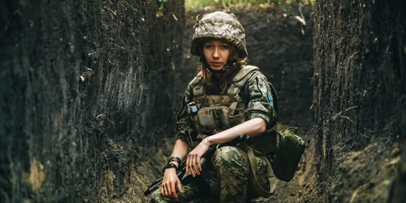 Členka ukrajinských ozbrojených sil