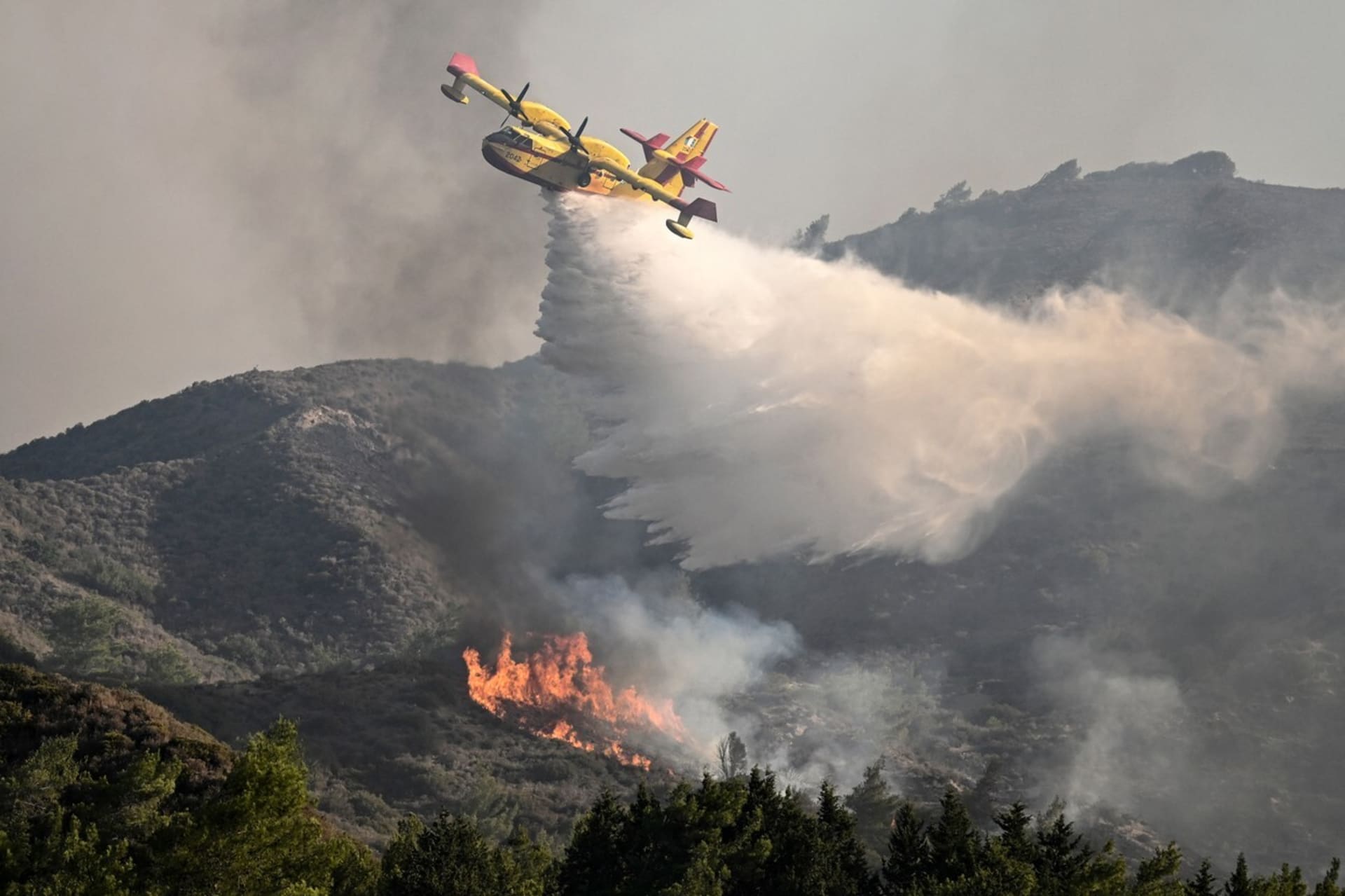 Letadlo řeckých hasičů