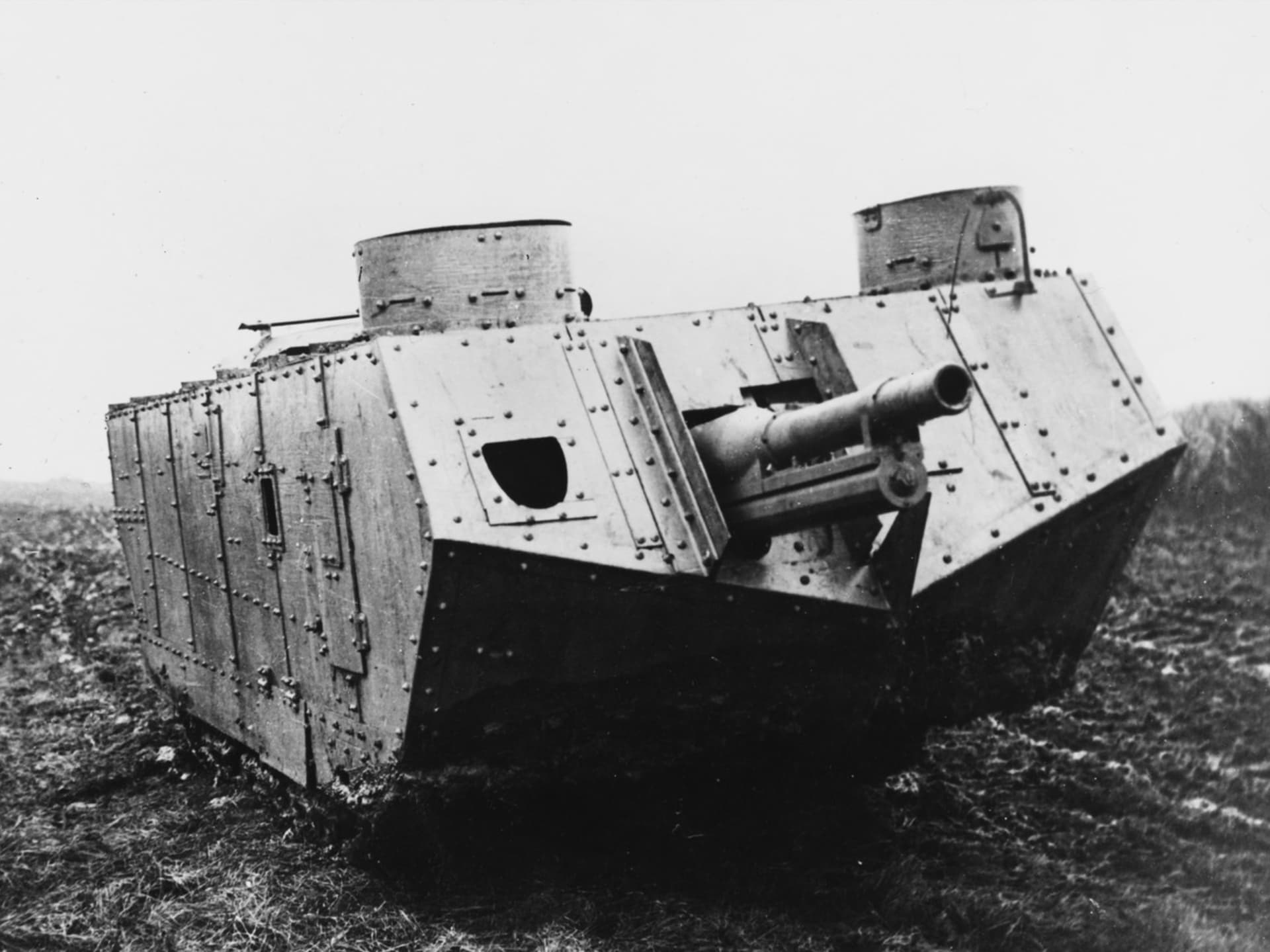Francouzský tank v akci