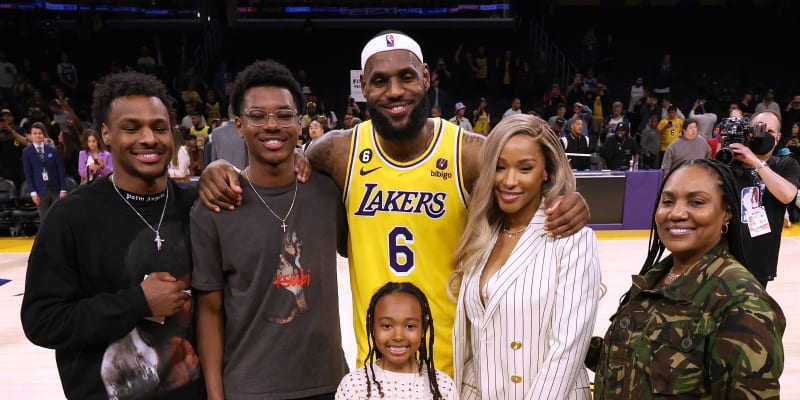 LeBron James s rodinou