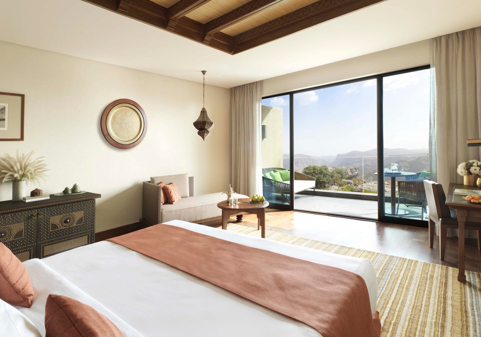 uxusní Anantara Al Jabal Al Akhdar Resort  nabízí ten největší komfort.