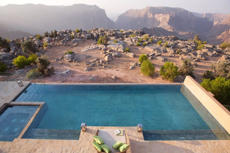 Resort Anantara Al Jabal Al Akhdar nabízí ománskou nádheru v tom nejúchvatnějším přírodním prostředí.