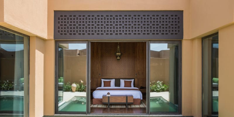 Horský luxus v ománském resortu.