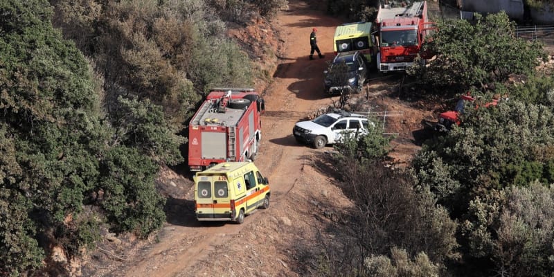 Při pádu hasičského letadla na řeckém ostrově Evia zemřeli oba piloti.