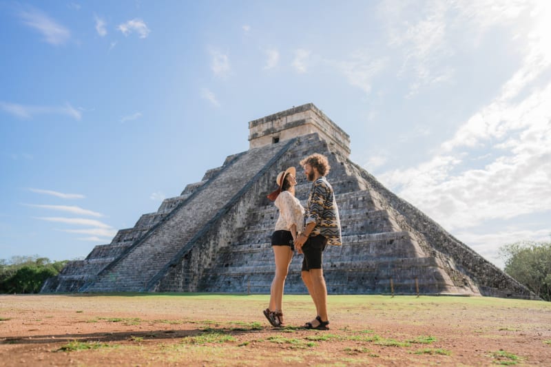 Na poloostrově Yucatan si projděte architekturu mayské civilizace.