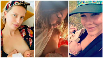 Kurková, Ratajkowski i Pink. Slavné maminky podporují kojení odvážnými fotografiemi