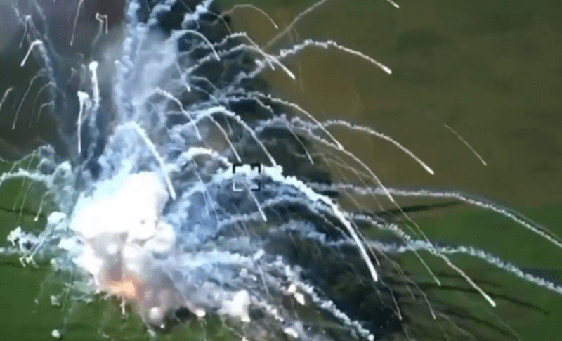 Ukrajinci zničili ruský samohybný protiletadlový systém Buk.