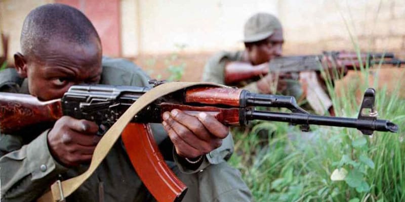 Vojáci Konga v akci
