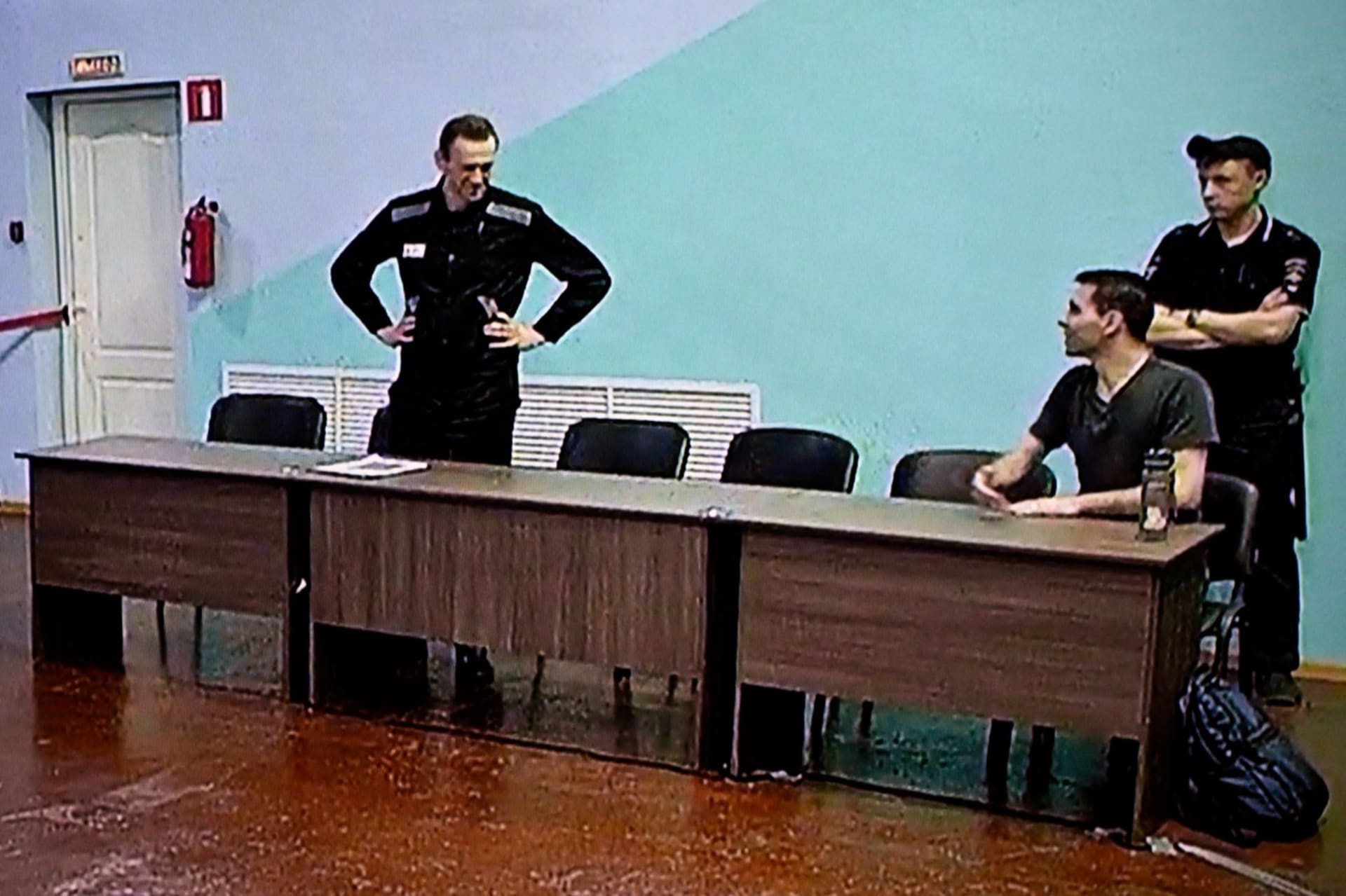 Navalnyj ve věznici IK-6 čeká na verdikt soudu (4. 8. 2023).