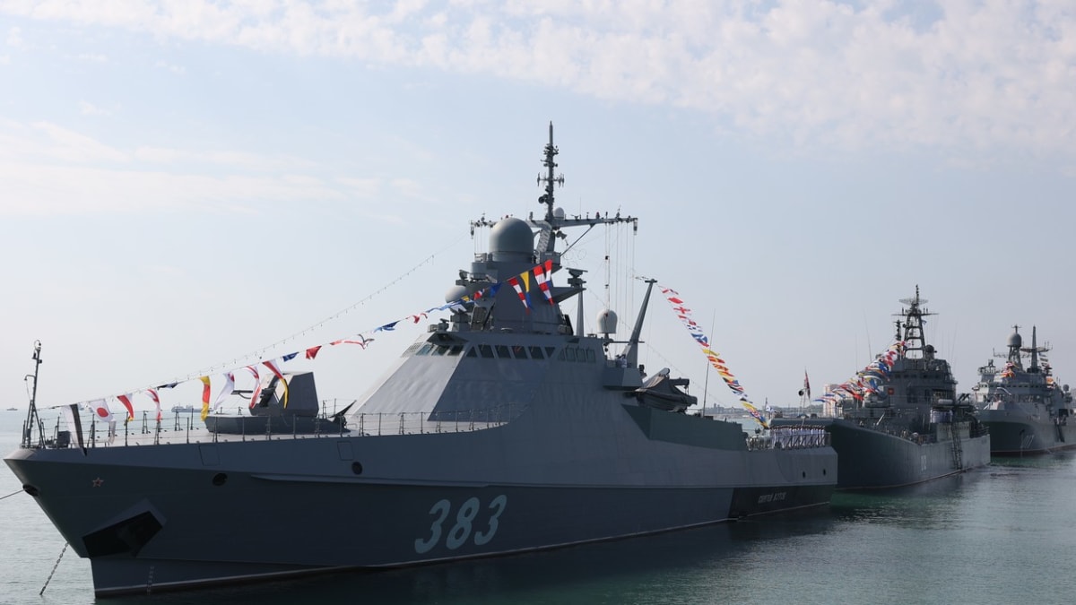 ruská výsadková loď Oleněgorskij Gorňak