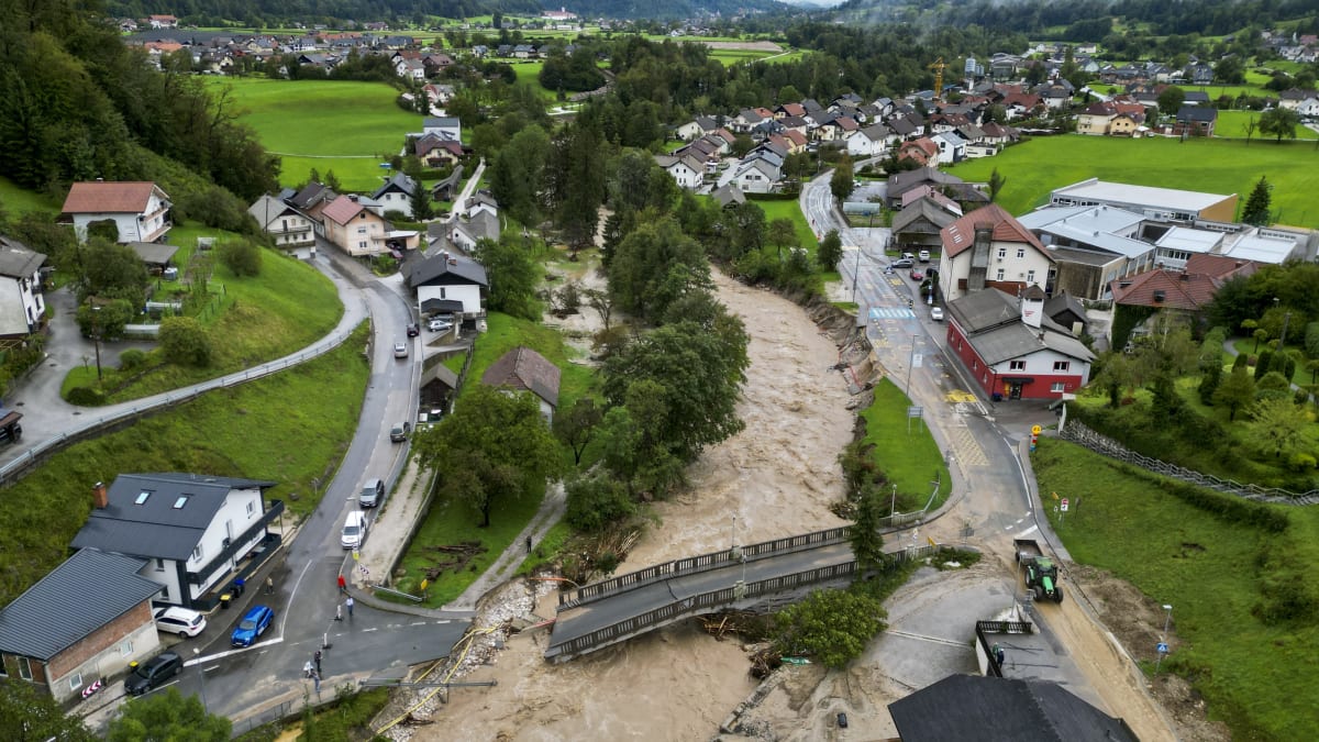 Slovinsko i Rakousko bojují se záplavami.