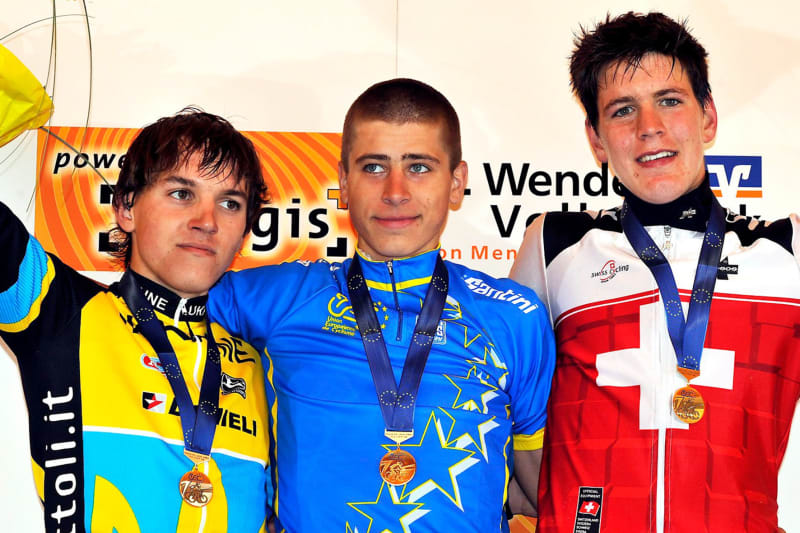  V roce 2008 se stal Peter Sagan juniorským mistrem světa a mistrem Evropy na horských kolech a skončil druhý v závodě juniorů mistrovství světa v cyklokrosu.