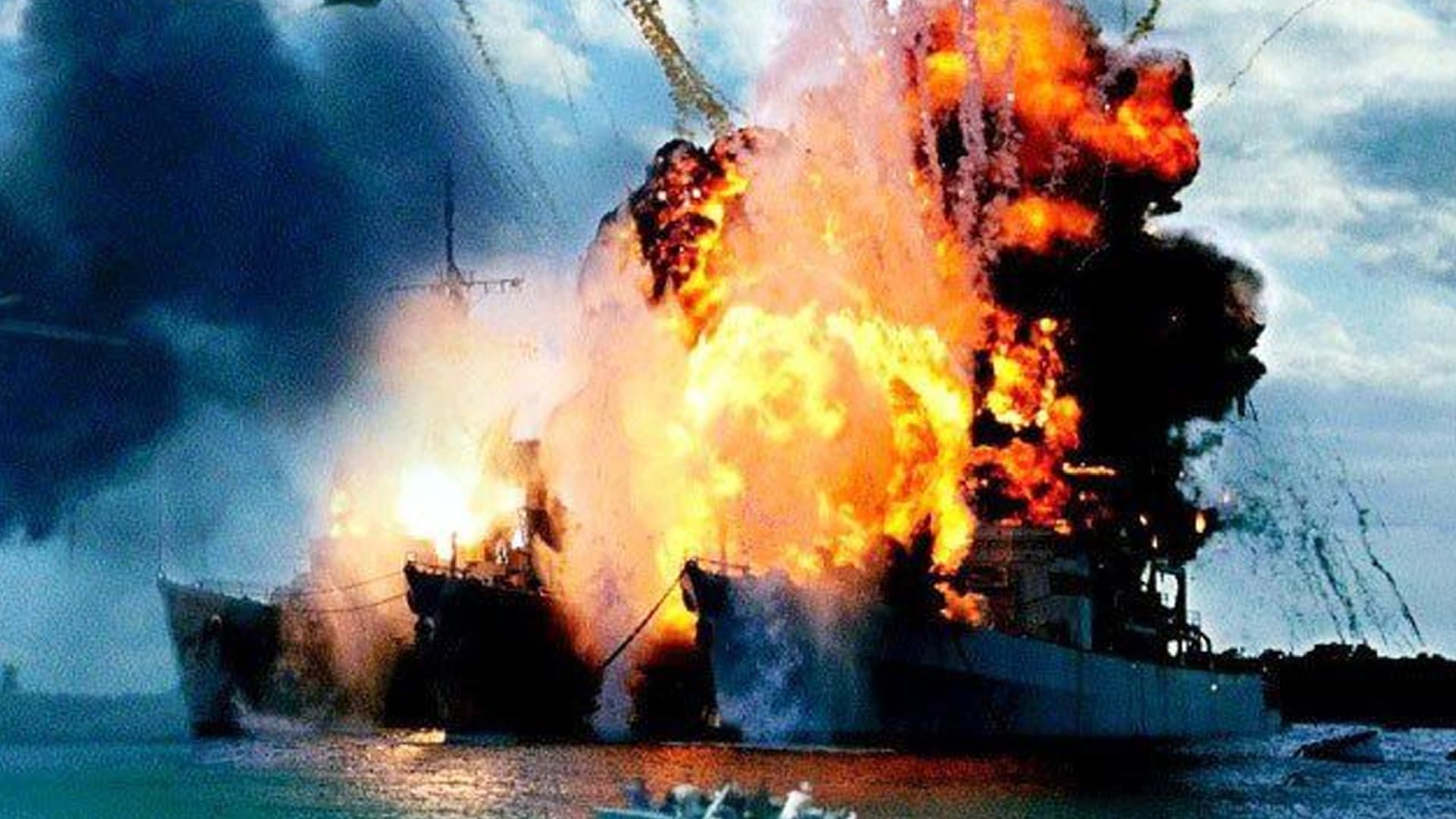 Zničení lodí ve filmu Pearl Harbor (ilustrační foto)