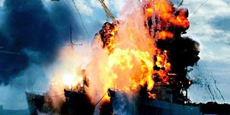 Zničení lodí ve filmu Pearl Harbor (ilustrační foto)