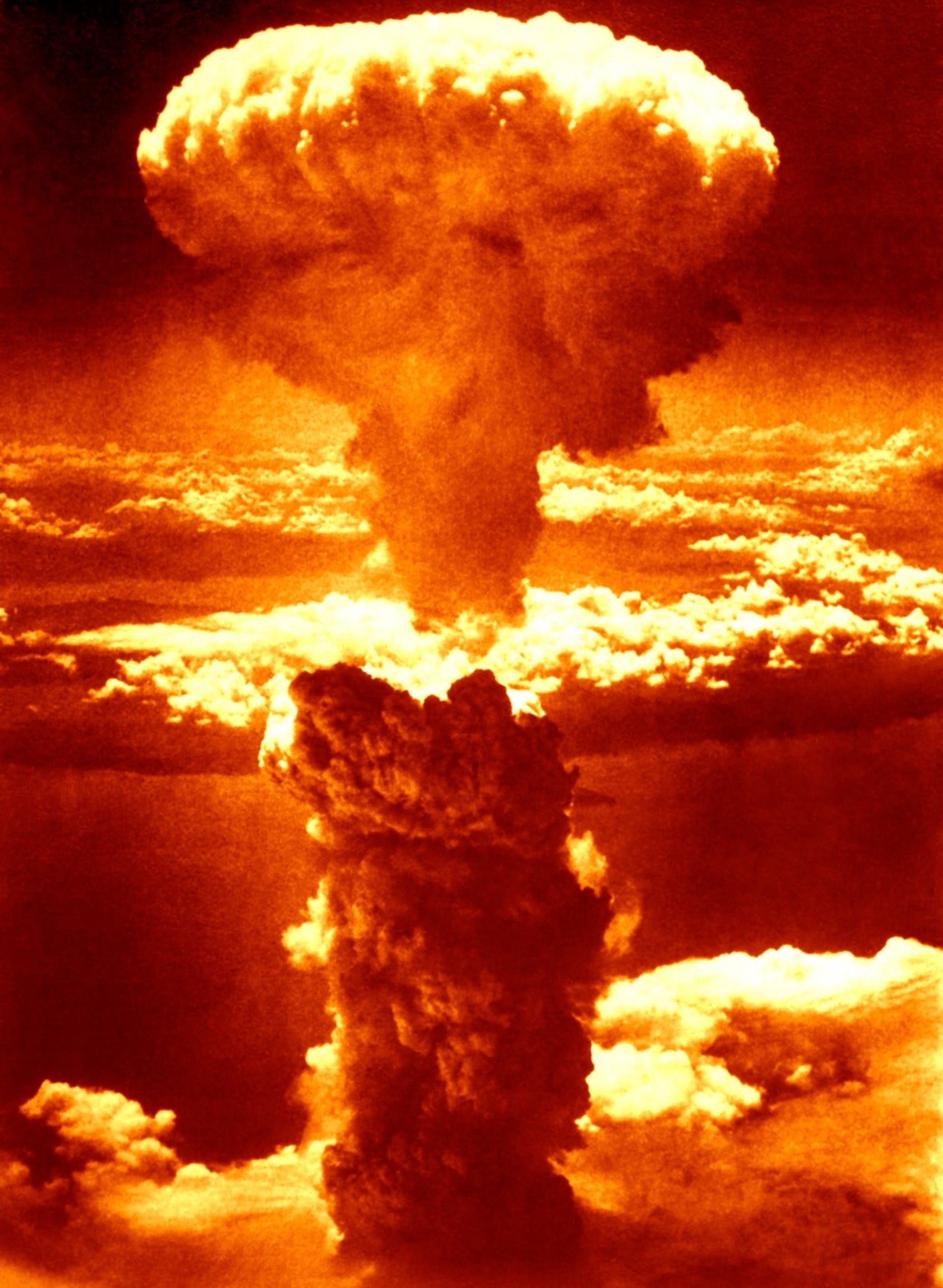 Atomový výbuch nad Nagasaki 9. srpna 1945