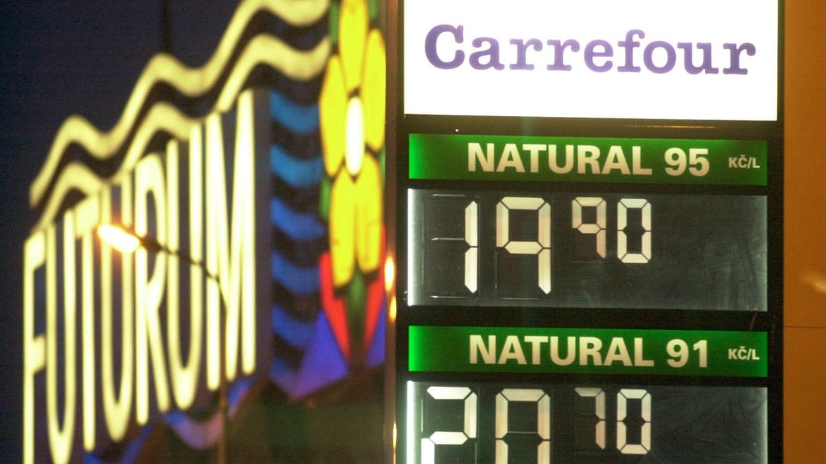 Ceny benzinu v roce 2001...