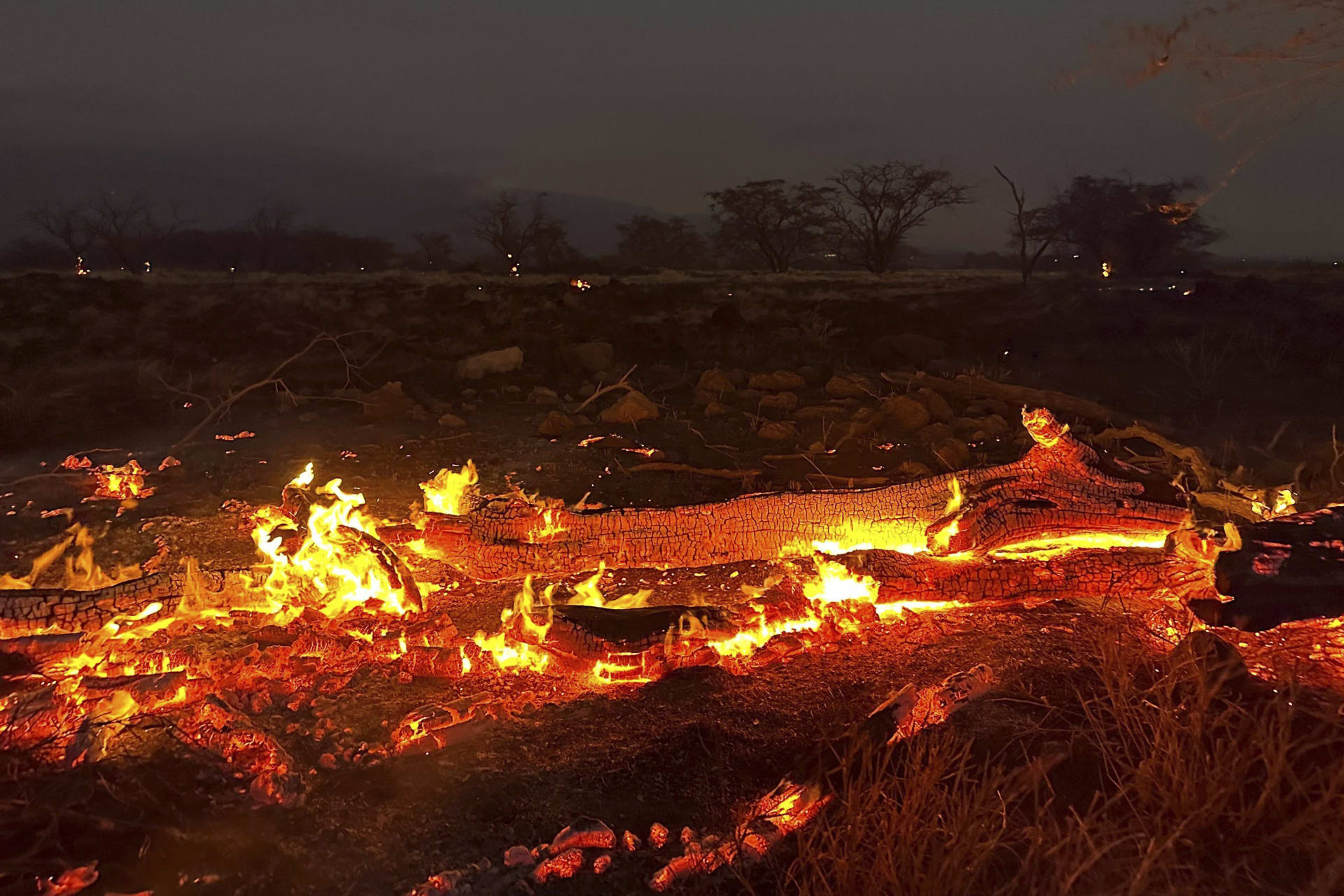 Ničivý požár na havajském ostrově Maui