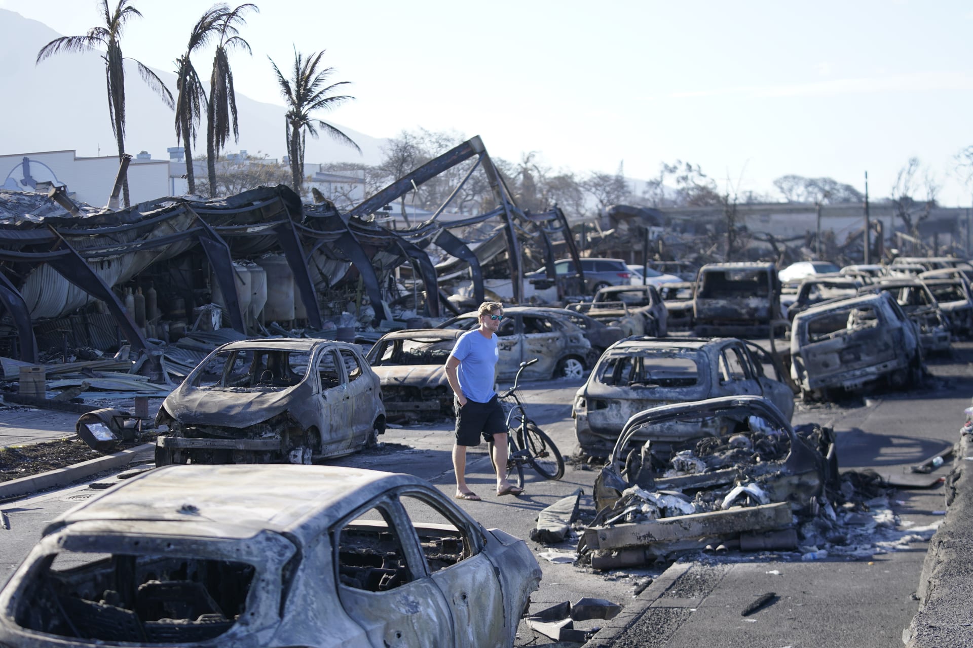 Následky ničivého požáru na havajském ostrově Maui