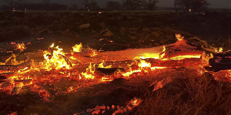 Ničivý požár na havajském ostrově Maui