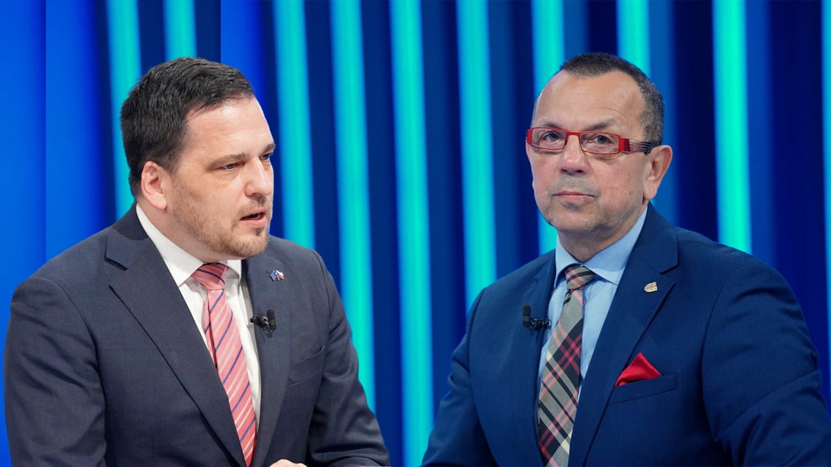 europoslanec Tomáš Zdechovský (KDU-ČSL) a Jaroslav Foldyna (SPD)