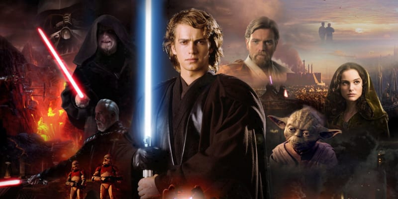Anakin Skywalker ze ságy Star Wars