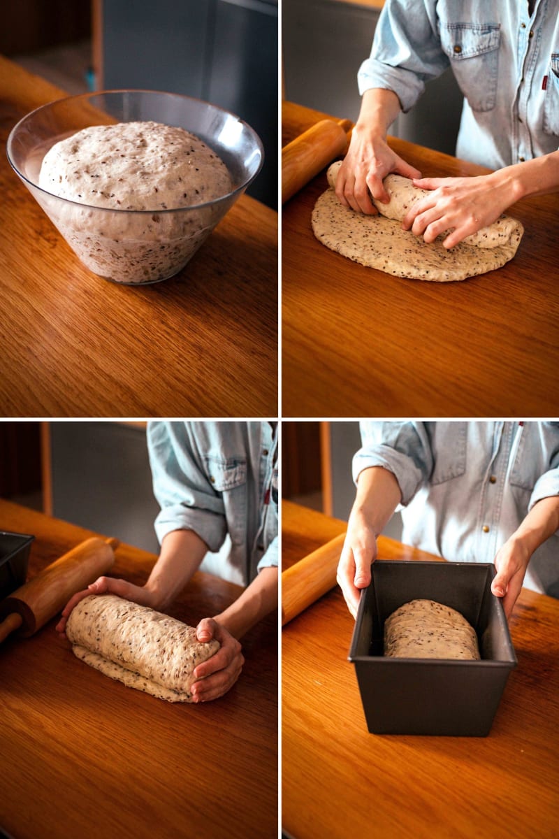 Jednoduchý toustový semínkový chléb