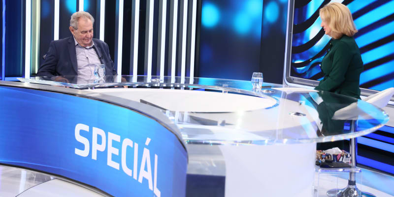 Exprezident Miloš Zeman ve vysílání Interview SPECIÁL s moderátorkou Terezií Tománkovou (16. 8. 2023)