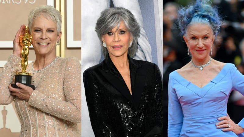 Tyto slavné ženy umí šediny nosit.