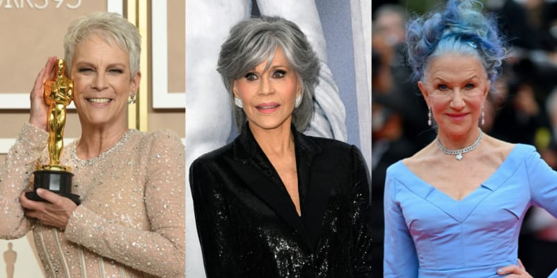 Tyto slavné ženy umí šediny nosit.