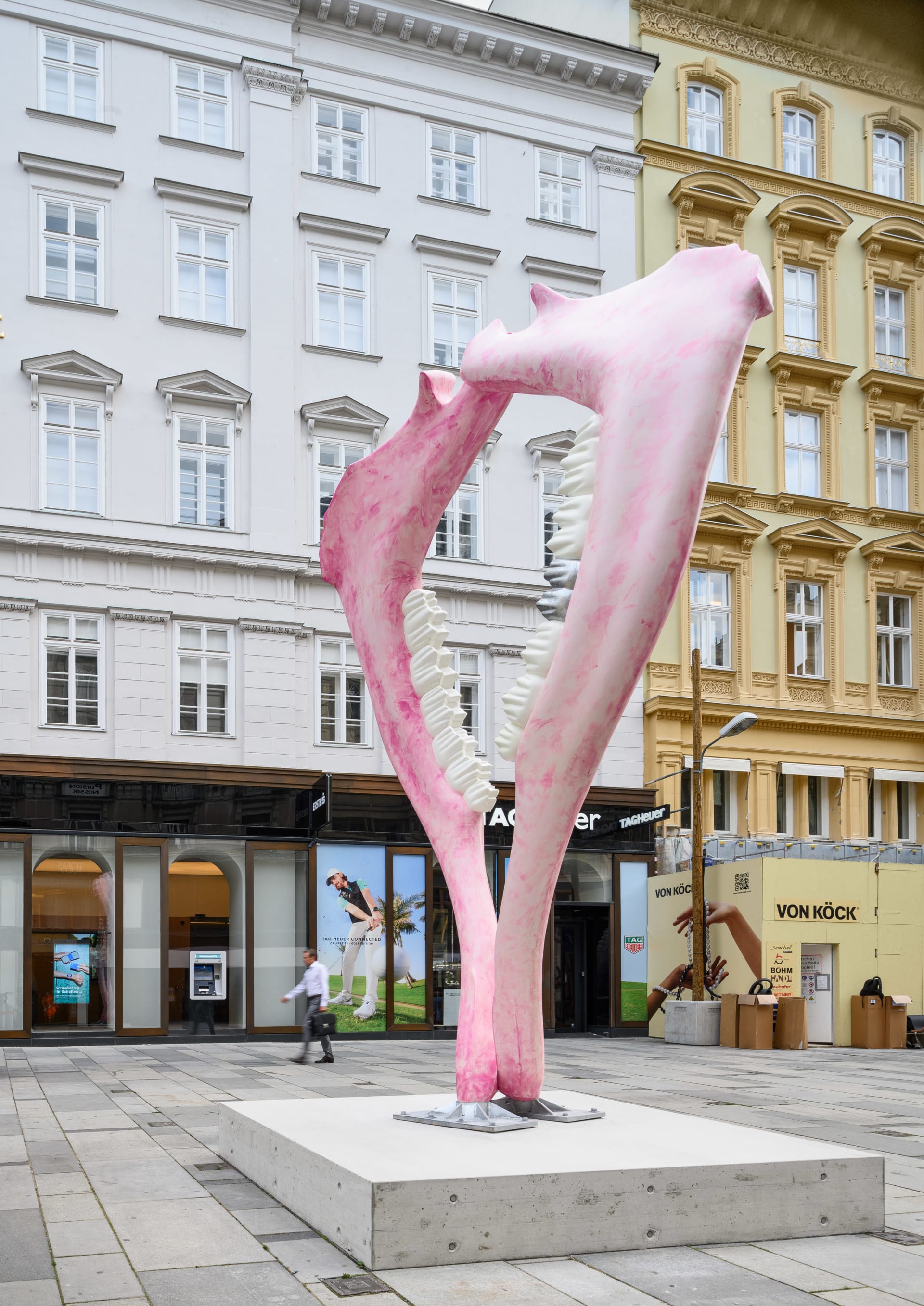Instalovaný objekt v centru Vídně