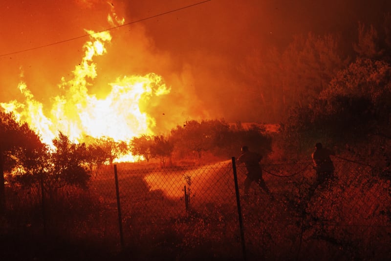 Požáry v Řecku (21.8.2023)