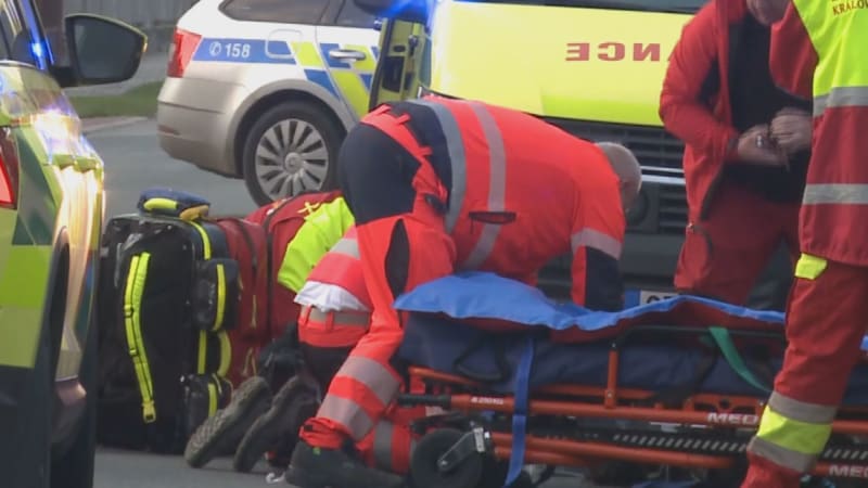 Záchranáři zasahovali v Přelouči u muže postřeleného do hlavy
