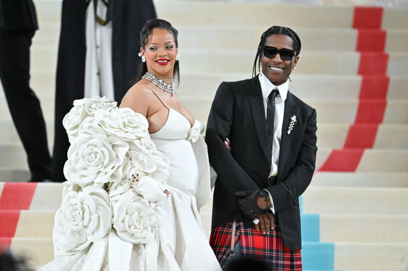 Rihanna a AAP Rocky na Met Gala v roce 2023