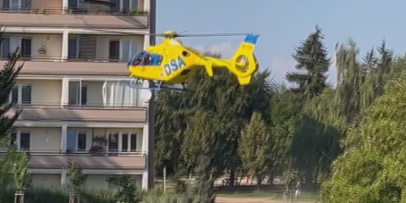 Záchranářský vrtulník (ilustrační snímek)