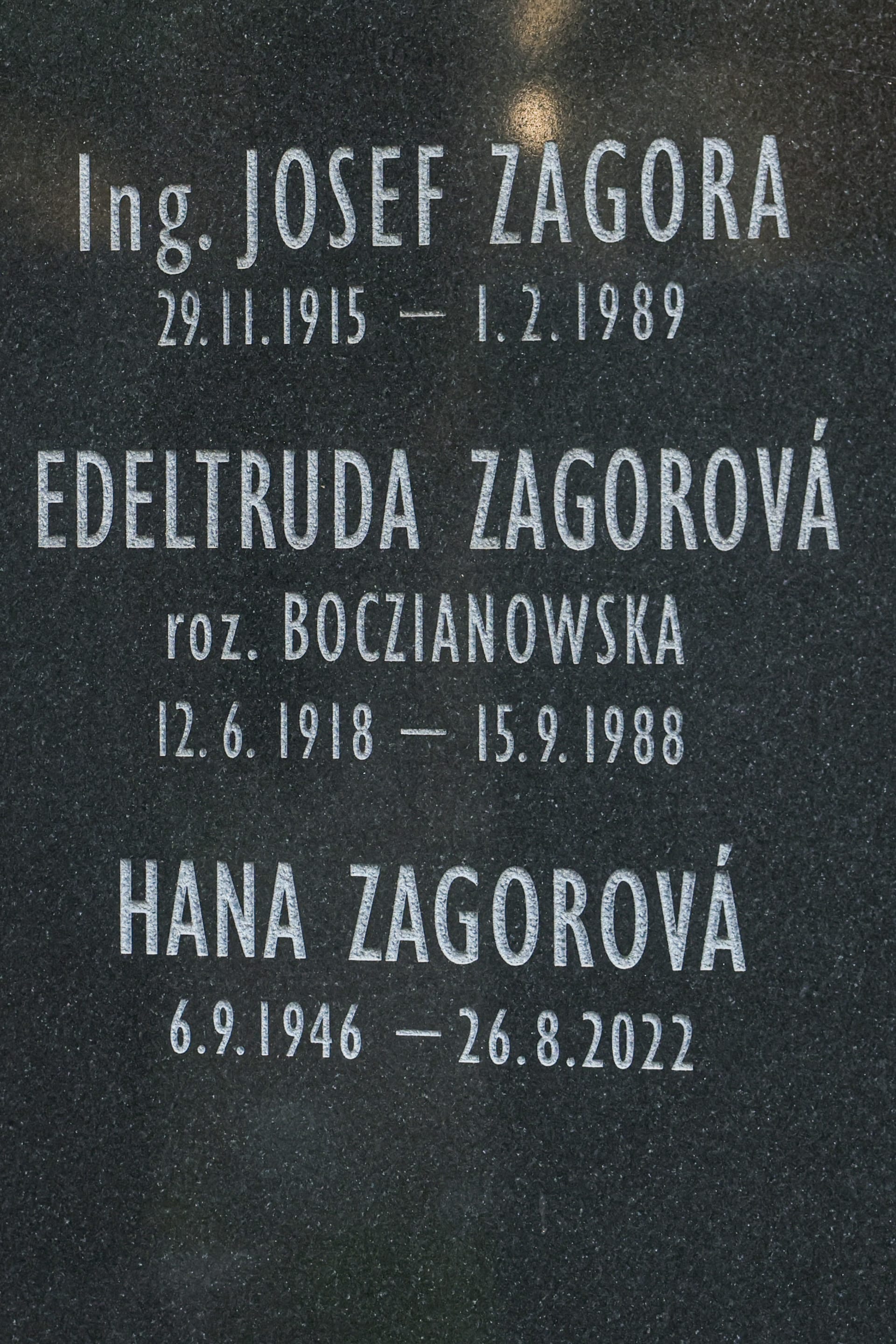 Hrob Hany Zagorové na Vyšehradě
