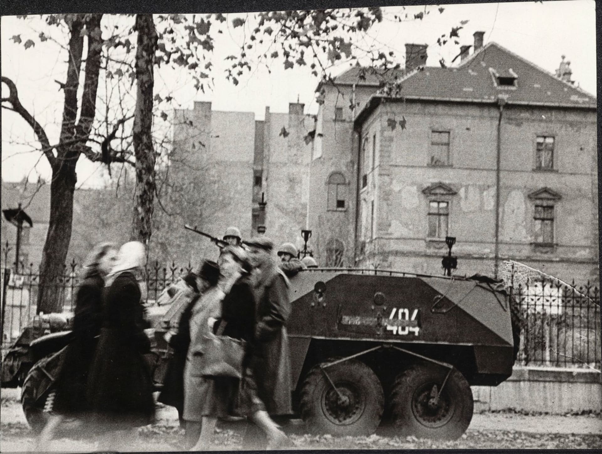 Maďarské okupační jednotky na jižním Slovensku v srpnu 1968.