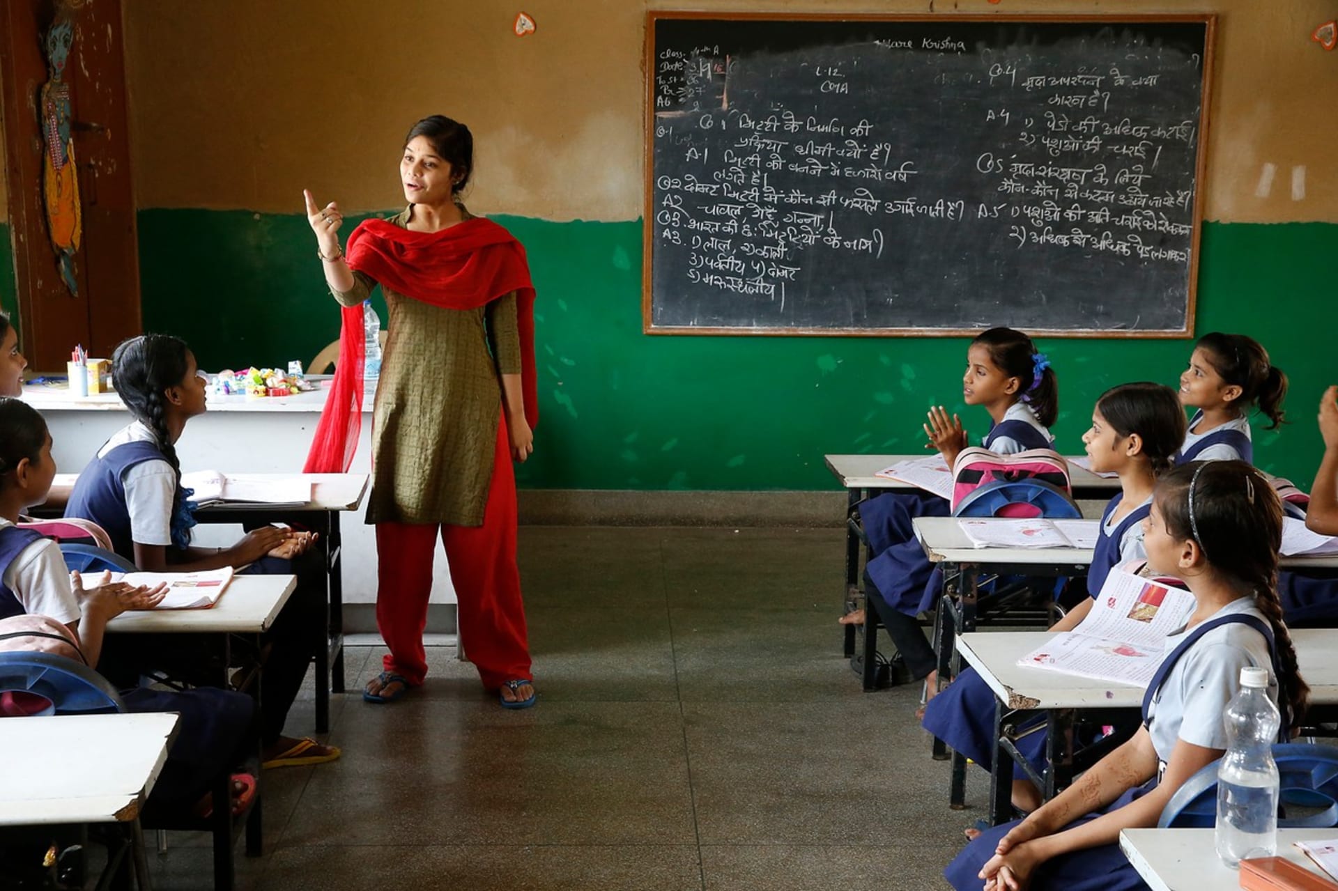 Učitelka v Indii nutila děti fackovat muslimského spolužáka. (Ilustrační foto)